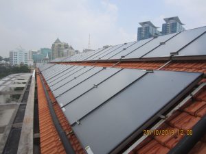 Lắp đặt hệ thống nước nóng năng lượng mặt trời cho khách sạn